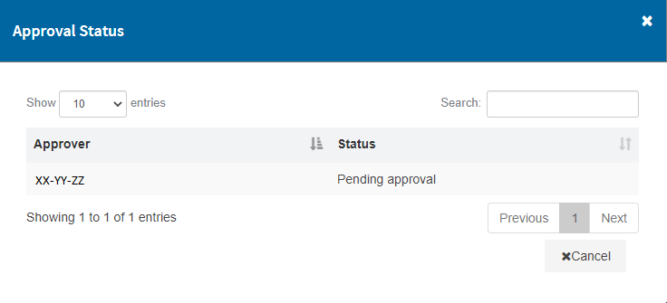 How To Review The Status Of Submitted Project Requirements In SmartSpec Robility Docs